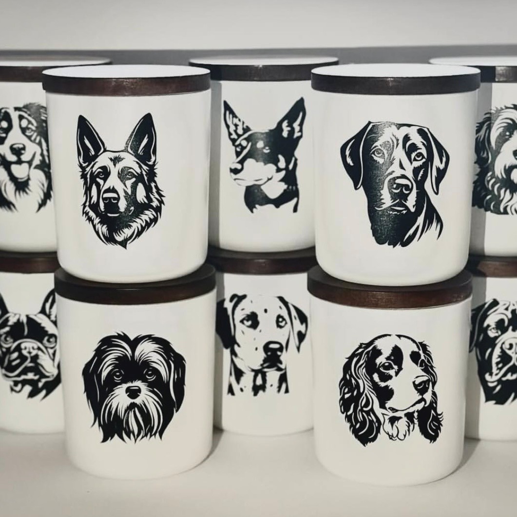 Pet Silhouette / Memorial Candle - Image 3