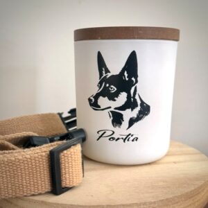 Pet Silhouette / Memorial Candle