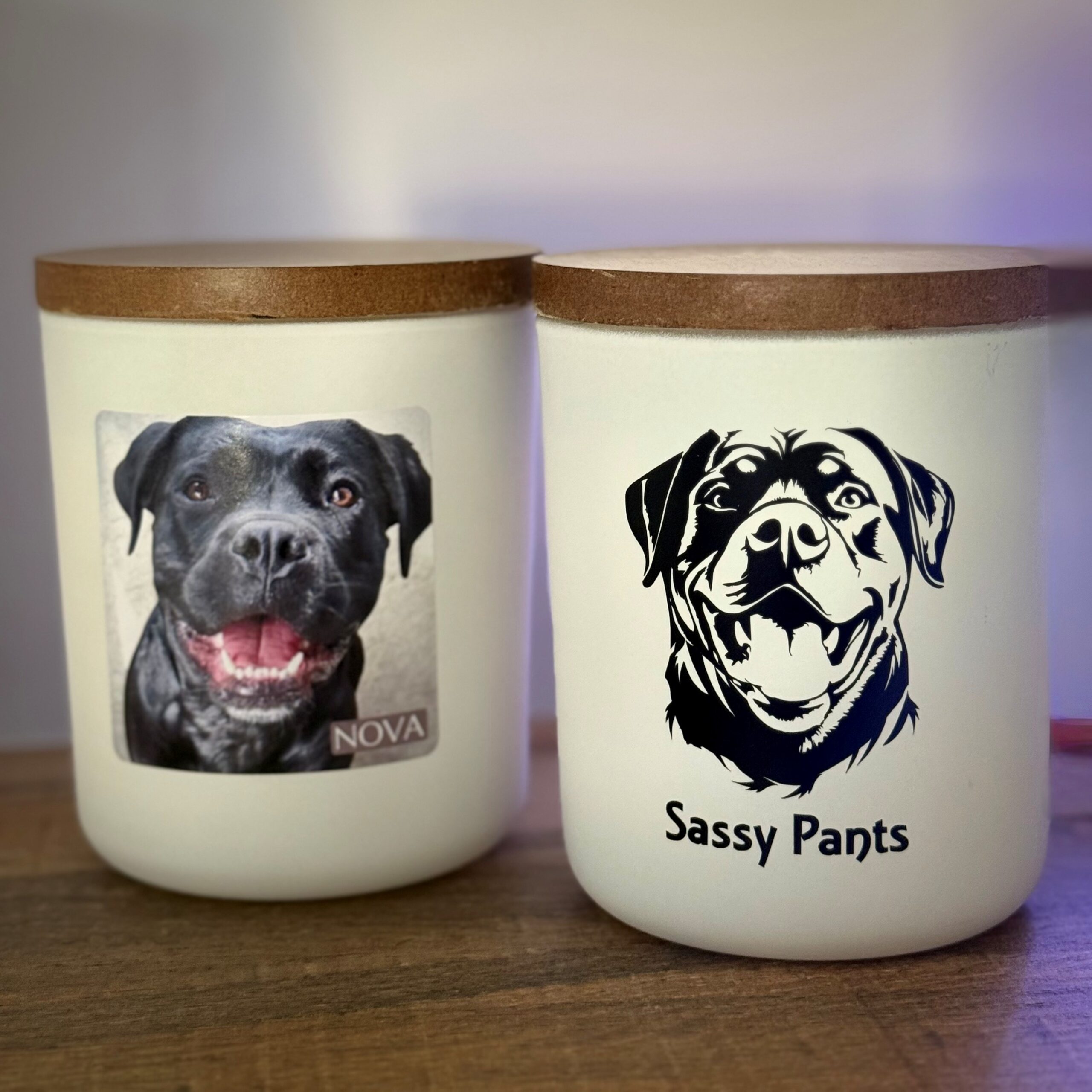 Pet Silhouette / Memorial Candle - Image 4